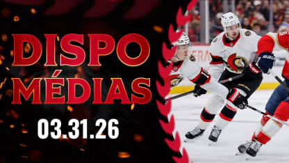 Drake Batherson dispo médias après le match contre FLA