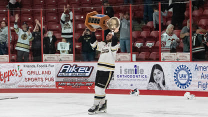 Veilleux Caps USHL Career with Clark Cup