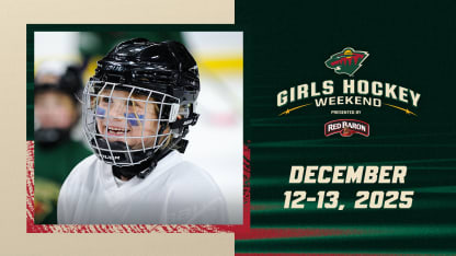MINNESOTA WILD AND RED BARON® PIZZA TO HOST GIRLS’ HOCKEY WEEKEND DEC. 12-13 2025