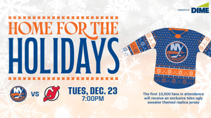<center>New Jersey Devils<p>Tuesday, Dec. 23 at 7 p.m.</p></center>