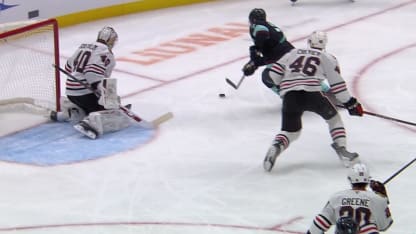 CHI@SEA: Beniers scores PPG against Arvid Soderblom