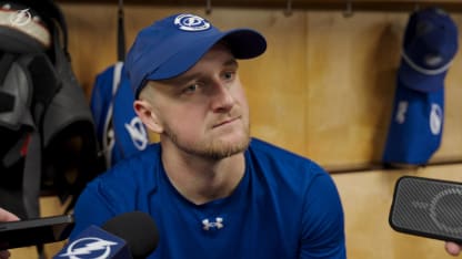 Darren Raddysh | Pregame vs New York Rangers