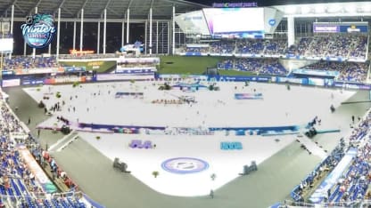 Winter Classic Rink Build Timelapse (Game Day)