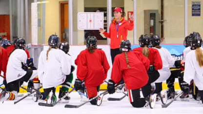 Johnny's Elites Girls Hockey Camp Kicks Off At WinSport