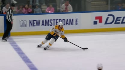 Roman Josi with a Goal vs. New York Islanders