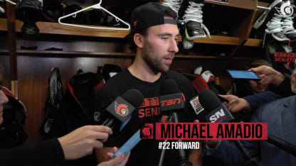 Michael Amadio Postgame Media vs MTL