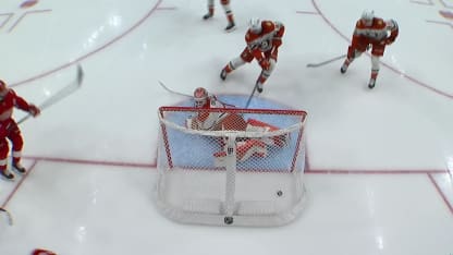 ANA@DET: Larkin scores goal against Lukas Dostal