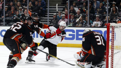 Zacha shot Anaheim Ducks