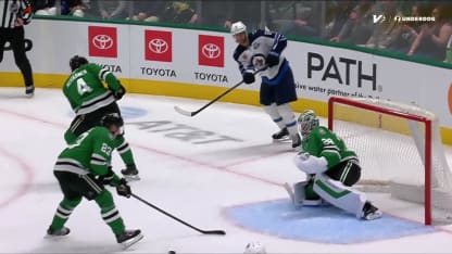 WPG@DAL: Oettinger effectue un bel arrêt contre Kyle Connor