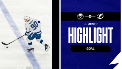 TBL at BUF | Moser ties it for Tampa