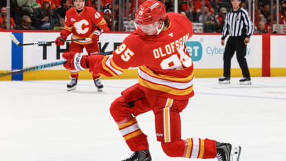 Olofsson frappe sur réception