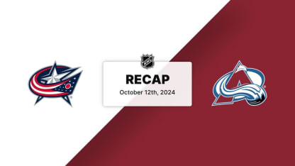 Blue Jackets at Avalanche 10.12.24