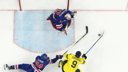 Connor Hellebuyck talks overtime win vs. Team Sweden