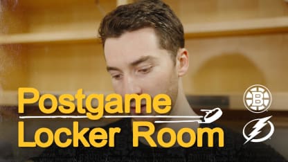 Locker Room Raw: Harris, Swayman, and Mittelstadt