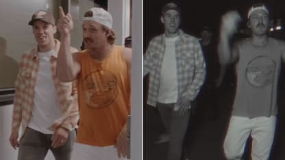 Connor McDavid walks out with Morgan Wallen in Edmonton