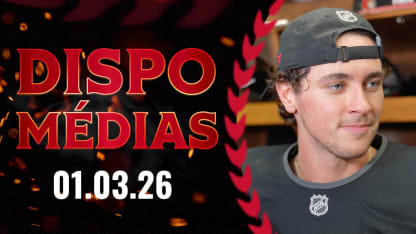 Shane Pinto dispo média avant le match contre WPG