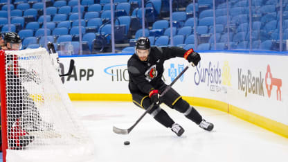 Pregame skate vs BUF 
