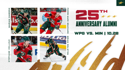 MINNESOTA WILD TO HOST 25TH ANNIVERSARY CELEBRATION NIGHT ON OCTOBER 28 2025