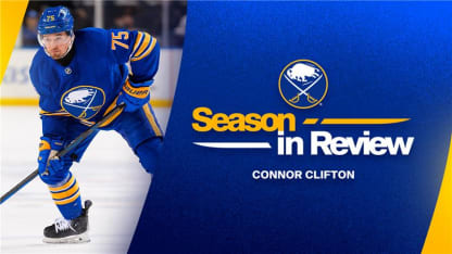 buffalo sabres connor clifton 2024-25 season recap 