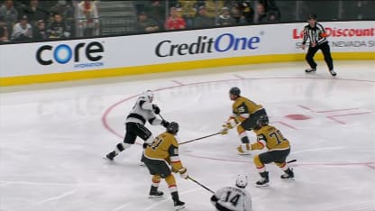 LAK@VGK: Byfield scores goal against Adin Hill