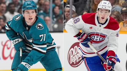 Macklin Celebrini Lane Hutson givna bland årets rookie all stars