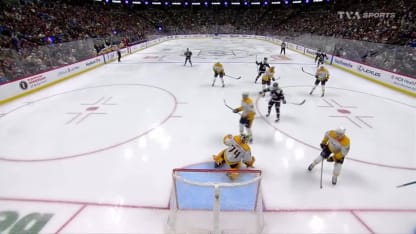 Necas surprend Saros en 3e période