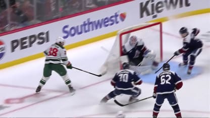 MIN@COL: Zuccarello scores goal against Mackenzie Blackwood
