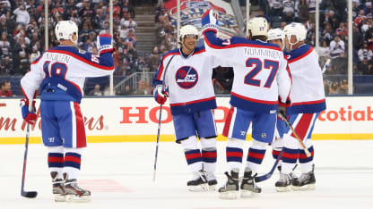 Selanne and Numminen at Alumni Game Jets