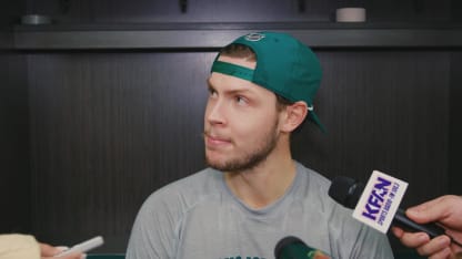 Wallstedt Postgame vs. Calgary 11/9