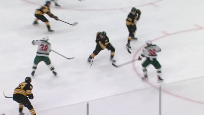 MIN@BOS: Kaprizov scores goal against Jeremy Swayman