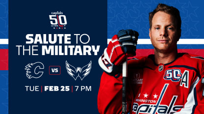 Capitals To Host Salute to the Military Night Feb. 25