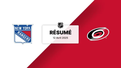 NYR vs CAR | Résumé 12/04/25