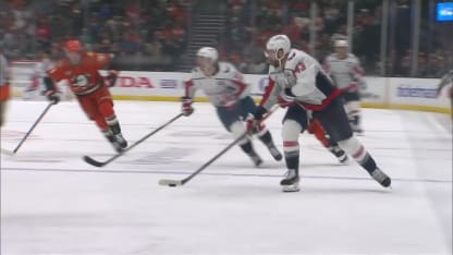 WSH@ANA: Dowd scores goal against Lukas Dostal