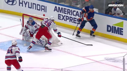 NYR@NYI: Tsyplakov scores goal against New York Rangers