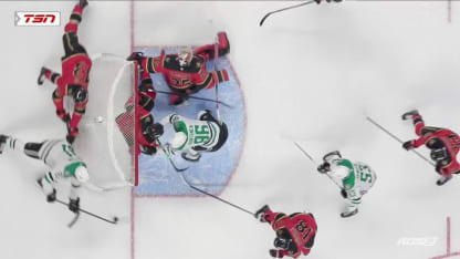 DAL@OTT: Ullmark effectue un bel arrêt contre Wyatt Johnston