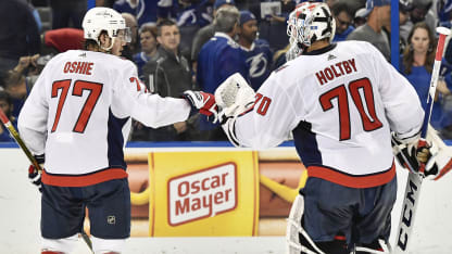 Holtby Oshie fist bump