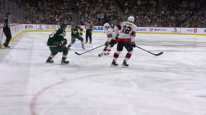 OTT@MIN: Pitlick scores goal against Leevi Merilainen