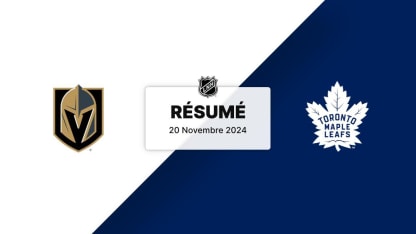 VGK vs TOR | Résumé 20/11/24