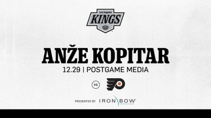 Anže Kopitar Media Availability 12/29/24