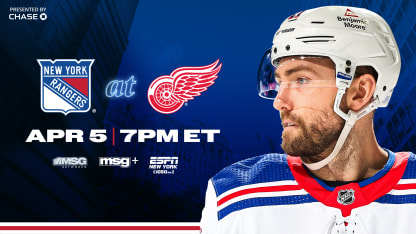 Pregame Notes: Rangers at Red Wings | 04.05.24