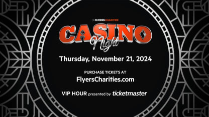 Flyers and Flyers Charities Announce On-Sale for 2024 Casino Night