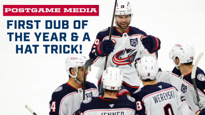 A hat trick and a touchdown all in one hockey game!