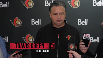 Travis Green dispo médias avant le match contre NYR