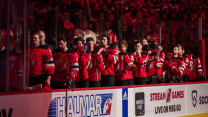 Devils bench