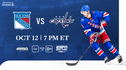 Rangers vs. Capitals: Pregame Notes | 10.12.25