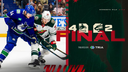Minnesota Wild Vancouver Canucks game recap December 6, 2025