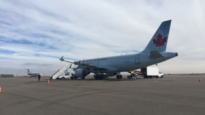 Air Canada charter team flight 2017 November 2 Denver
