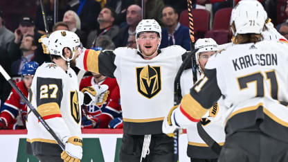 Golden Knights muestran casta de campeón y vencen a Canadiens