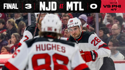 DEVILS AT CANADIENS 4/5/26 GAME STORY