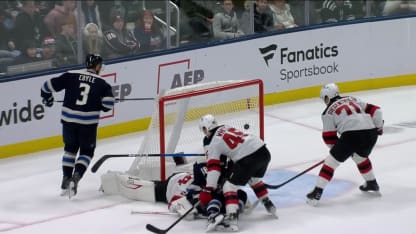 NJD@CBJ: Coyle scores goal against Jake Allen